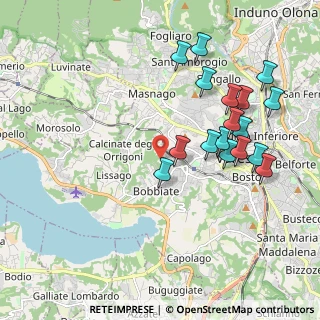Mappa Via del Ponte, 21100 Varese VA, Italia (2.04706)