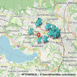 Mappa Via del Ponte, 21100 Varese VA, Italia (1.4195)