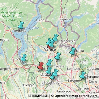Mappa Via S. Francesco D'Assisi, 21100 Varese VA, Italia (15.59143)