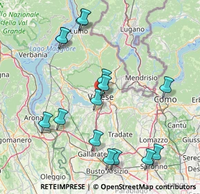 Mappa Via S. Francesco D'Assisi, 21100 Varese VA, Italia (17.398)