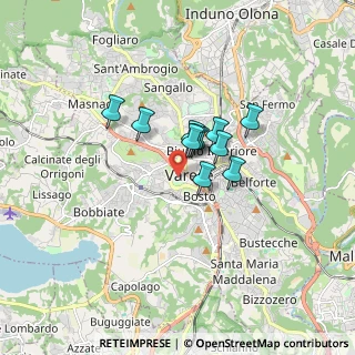 Mappa Via S. Francesco D'Assisi, 21100 Varese VA, Italia (1.01727)