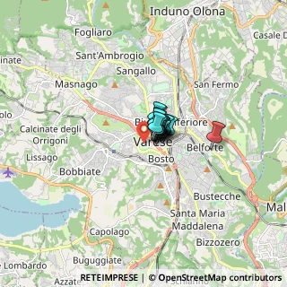 Mappa Via S. Francesco D'Assisi, 21100 Varese VA, Italia (0.492)