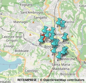 Mappa Via S. Francesco D'Assisi, 21100 Varese VA, Italia (1.36)