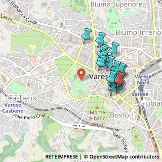 Mappa Via S. Francesco D'Assisi, 21100 Varese VA, Italia (0.42)