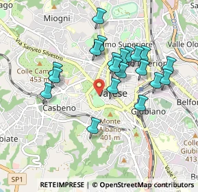 Mappa Via S. Francesco D'Assisi, 21100 Varese VA, Italia (0.83)