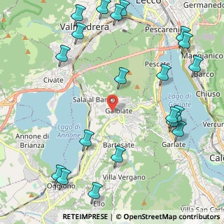 Mappa Via Vittorio Veneto, 23851 Galbiate LC, Italia (2.848)