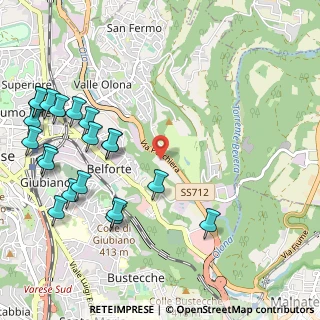 Mappa Via Peschiera, 21100 Varese VA, Italia (1.326)