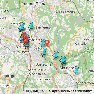 Mappa Via Peschiera, 21100 Varese VA, Italia (2.15105)