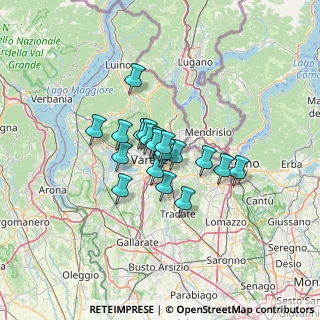 Mappa Via Peschiera, 21100 Varese VA, Italia (8.07526)