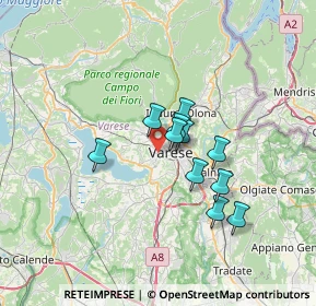 Mappa Via Gian Luigi Zucchi, 21100 Varese VA, Italia (4.86636)