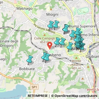 Mappa Via Evaristo Trentini, 21100 Varese VA, Italia (0.9645)