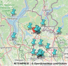 Mappa Via Gian Luigi Zucchi, 21100 Varese VA, Italia (15.63895)