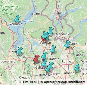 Mappa Via Gian Luigi Zucchi, 21100 Varese VA, Italia (15.63429)