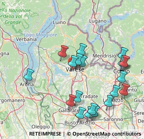 Mappa Via Gian Luigi Zucchi, 21100 Varese VA, Italia (16.9905)