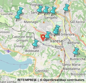 Mappa Via Gian Luigi Zucchi, 21100 Varese VA, Italia (2.11455)