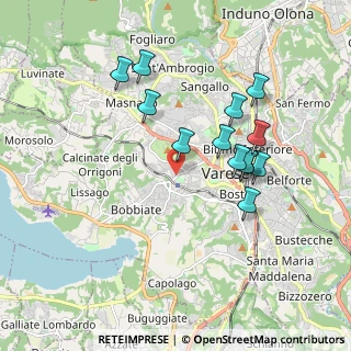Mappa Via Gian Luigi Zucchi, 21100 Varese VA, Italia (1.72462)