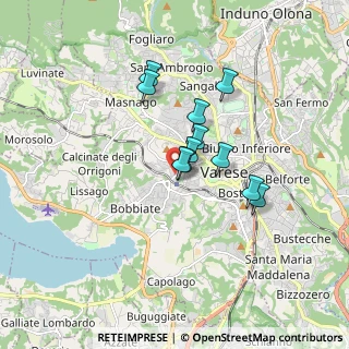 Mappa Via Gian Luigi Zucchi, 21100 Varese VA, Italia (1.22636)