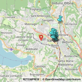 Mappa Via Gian Luigi Zucchi, 21100 Varese VA, Italia (1.36231)