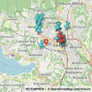 Mappa Via Evaristo Trentini, 21100 Varese VA, Italia (1.546)