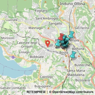 Mappa Via Gian Luigi Zucchi, 21100 Varese VA, Italia (1.4)