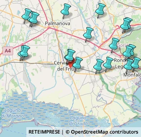 Mappa Via Terza Armata, 33052 Cervignano del Friuli UD, Italia (9.7515)