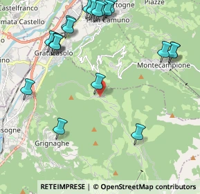 Mappa Str. Cumunale per Frane, 25055 Pisogne BS, Italia (2.605)