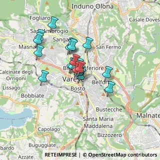 Mappa Piazza Venti Settembre, 21100 Varese VA, Italia (1.2975)