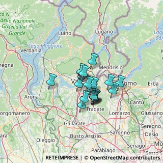 Mappa Piazza Venti Settembre, 21100 Varese VA, Italia (8.554)
