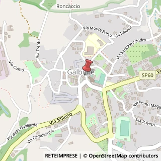 Mappa Piazza Don Carlo Gnocchi, 14, 23851 Galbiate, Lecco (Lombardia)