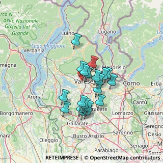 Mappa Viale Ariberto da Intimiano, 21100 Varese VA, Italia (10.364)