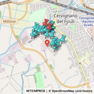 Mappa Via Luigi Galvani, 33052 Cervignano del Friuli UD, Italia (0.30357)