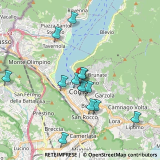 Mappa Via Torno, 22100 Como CO, Italia (1.89692)