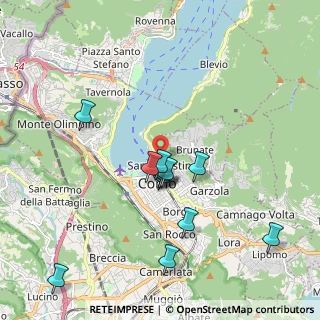 Mappa Via Torno, 22100 Como CO, Italia (1.79417)