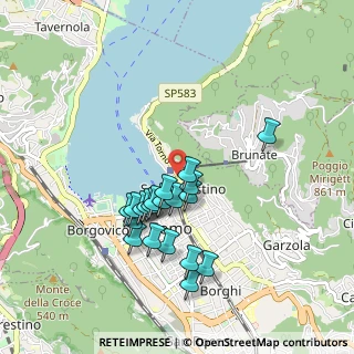 Mappa Via Torno, 22100 Como CO, Italia (0.811)