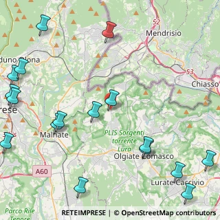 Mappa 22070 Valmorea CO, Italia (6.41278)
