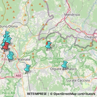 Mappa 22070 Valmorea CO, Italia (6.77077)