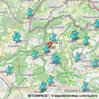 Mappa 22070 Valmorea CO, Italia (2.674)