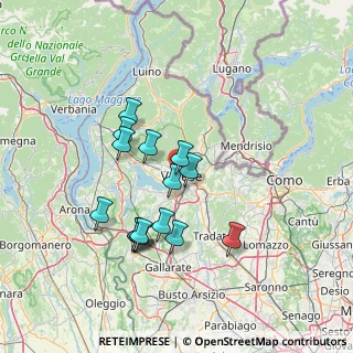 Mappa Via Monastero Vecchio, 21100 Varese VA, Italia (12.384)