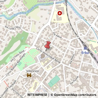 Mappa Corso XXV Aprile, 59, 22036 Erba, Como (Lombardia)