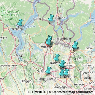 Mappa Via Gradisca, 21100 Varese VA, Italia (14.55786)