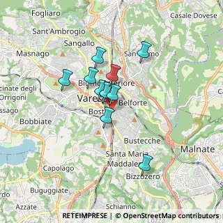 Mappa Via Gradisca, 21100 Varese VA, Italia (1.21091)