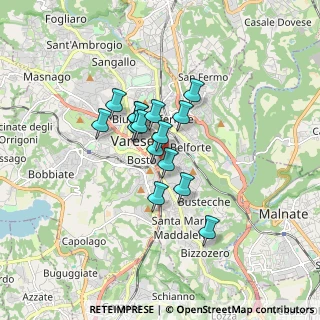 Mappa Via Gradisca, 21100 Varese VA, Italia (1.11133)