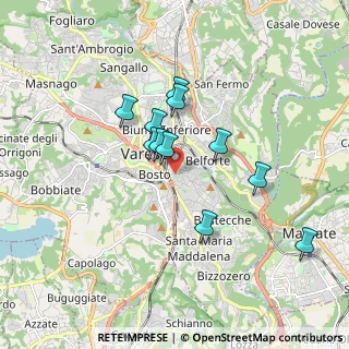Mappa Via Gradisca, 21100 Varese VA, Italia (1.44182)