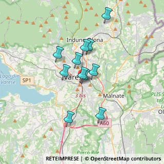 Mappa Via Gradisca, 21100 Varese VA, Italia (2.74091)