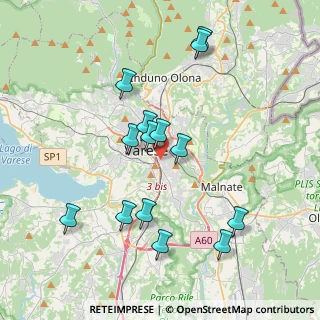 Mappa Via Gradisca, 21100 Varese VA, Italia (3.76714)