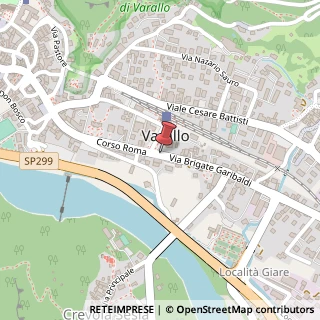 Mappa Via Brigate Garibaldi, 2/D, 13019 Varallo, Vercelli (Piemonte)