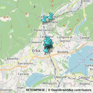 Mappa Via G. Segantini, 22036 Erba CO, Italia (0.63091)