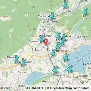 Mappa Via G. Segantini, 22036 Erba CO, Italia (2.33)
