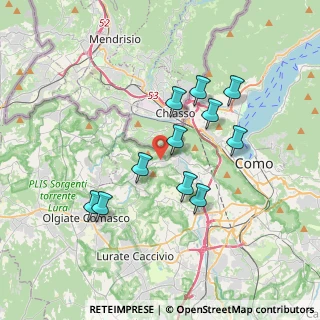 Mappa Via Maestri del Lavoro, 22041 Colverde CO, Italia (3.21727)
