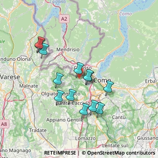 Mappa Via Maestri del Lavoro, 22041 Colverde CO, Italia (6.72385)